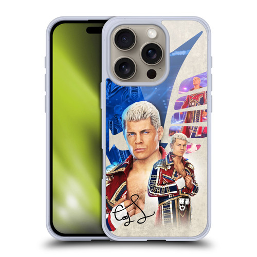 WWE Cody Rhodes Superstar Graphics Soft Gel Case for Apple iPhone 16 Pro & MagSafe