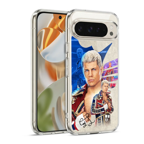 WWE Cody Rhodes Superstar Graphics Soft Gel Case for Google Pixel 9 / Pixel 9 Pro