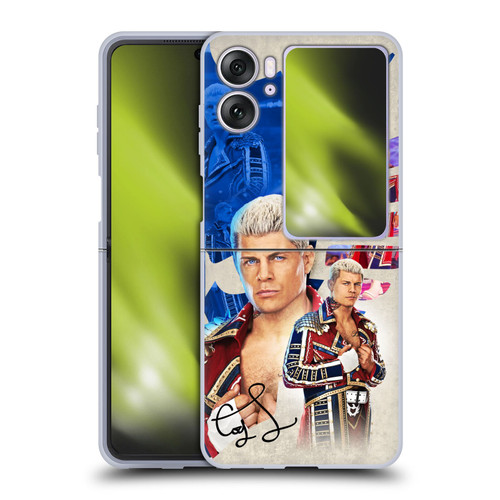 WWE Cody Rhodes Superstar Graphics Soft Gel Case for OPPO Find N2 Flip