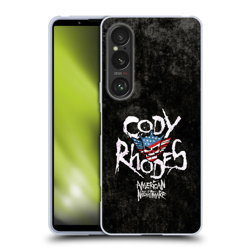 WWE Cody Rhodes Distressed Name Soft Gel Case for Sony Xperia 1 VI 5G