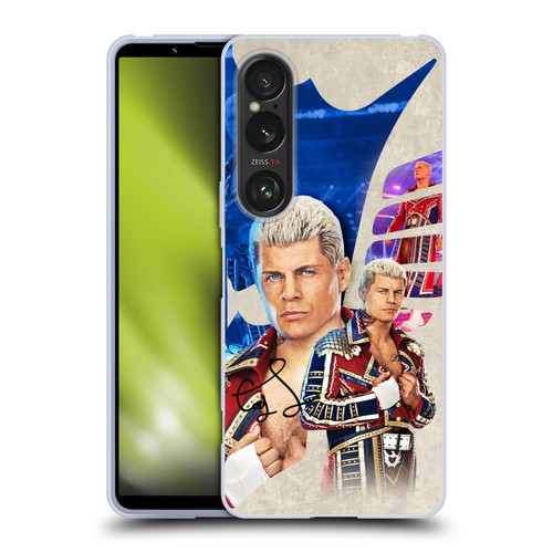 WWE Cody Rhodes Superstar Graphics Soft Gel Case for Sony Xperia 1 VI 5G