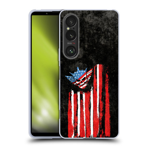 WWE Cody Rhodes Superstar Flag Soft Gel Case for Sony Xperia 1 VI 5G