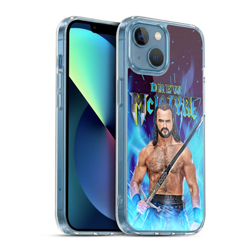 WWE Drew McIntyre Scottish Warrior Soft Gel Case for Apple iPhone 13 Mini & MagSafe