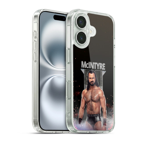 WWE Drew McIntyre LED Image Soft Gel Case for Apple iPhone 16 & MagSafe