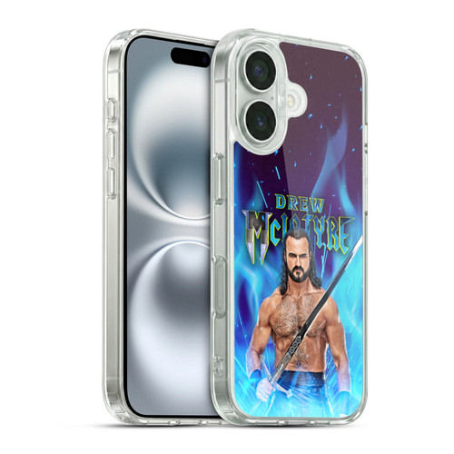 WWE Drew McIntyre Scottish Warrior Soft Gel Case for Apple iPhone 16 & MagSafe