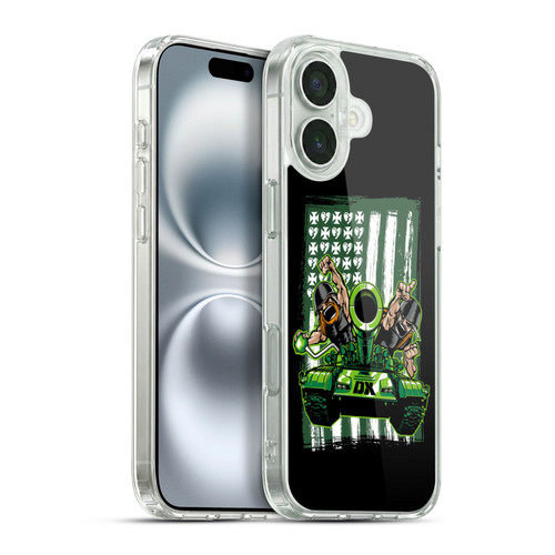 WWE D-Generation X Flag Soft Gel Case for Apple iPhone 16 Plus