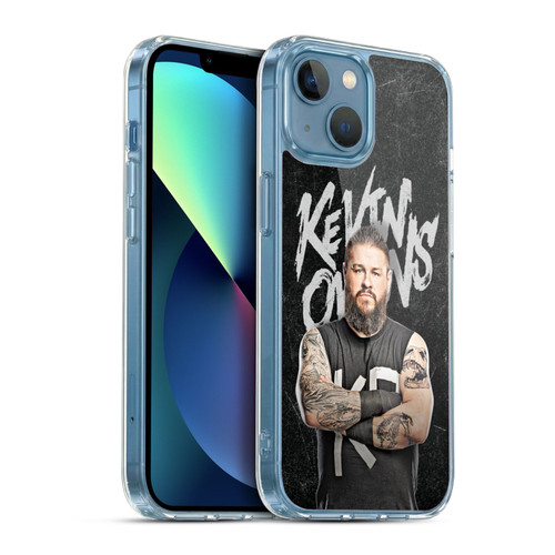 WWE Kevin Owens Portrait Soft Gel Case for Apple iPhone 13 Mini & MagSafe
