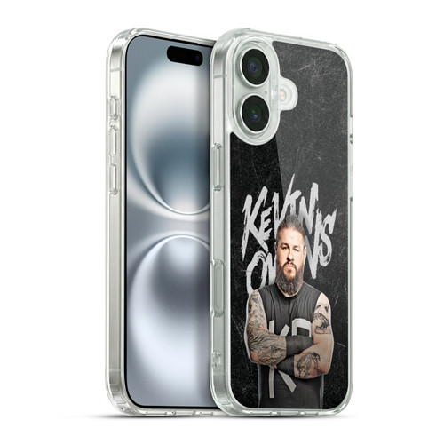 WWE Kevin Owens Portrait Soft Gel Case for Apple iPhone 16 Plus & MagSafe
