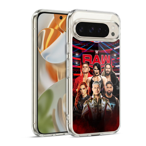 WWE Pay-Per-View Superstars 2024 Raw Soft Gel Case for Google Pixel 9 / Pixel 9 Pro