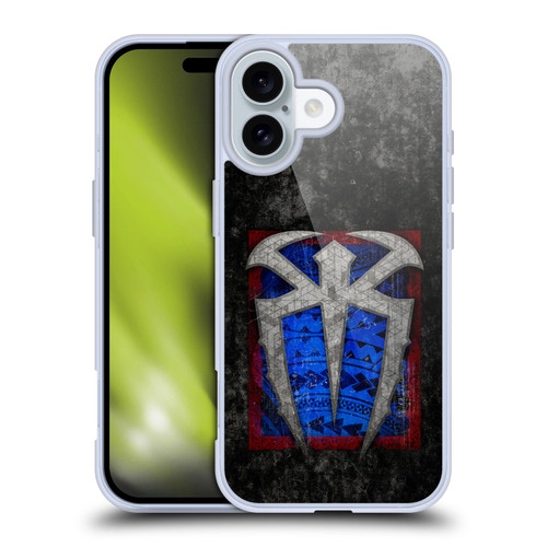 WWE Roman Reigns Distressed Logo Soft Gel Case for Apple iPhone 16 & MagSafe