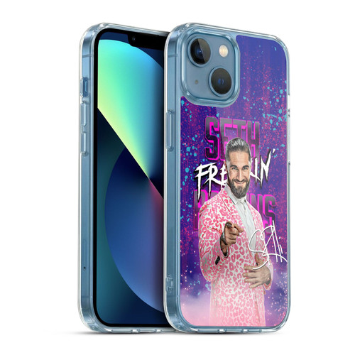 WWE Seth Rollins Seth Freakin' Rollins Soft Gel Case for Apple iPhone 13 Mini & MagSafe
