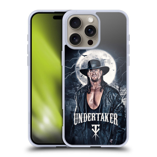 WWE The Undertaker Portrait Soft Gel Case for Apple iPhone 16 Pro Max