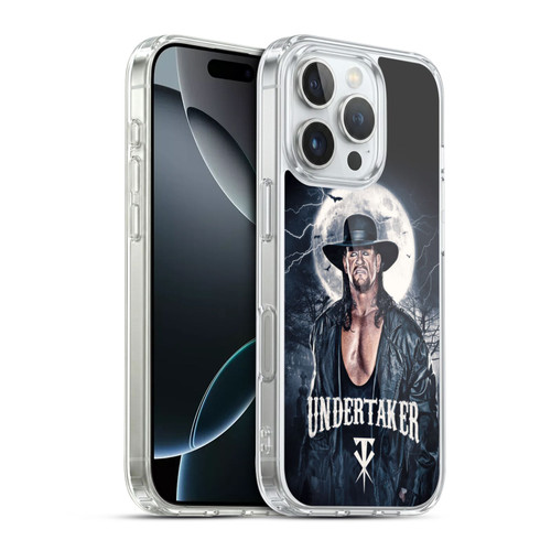 WWE The Undertaker Portrait Soft Gel Case for Apple iPhone 16 Pro & MagSafe