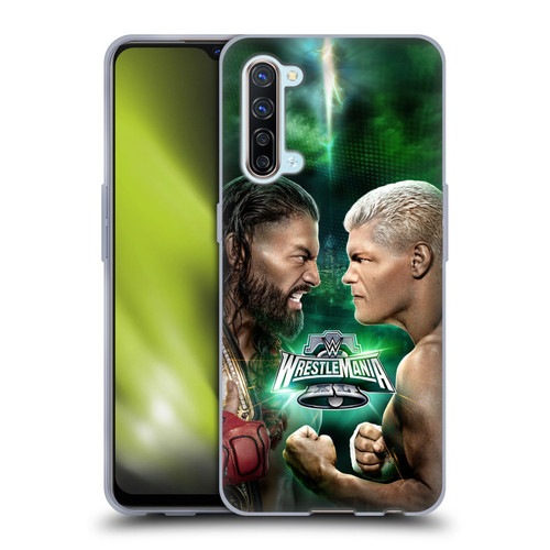 WWE Wrestlemania 40 Roman Vs Cody Soft Gel Case for OPPO Find X2 Lite 5G