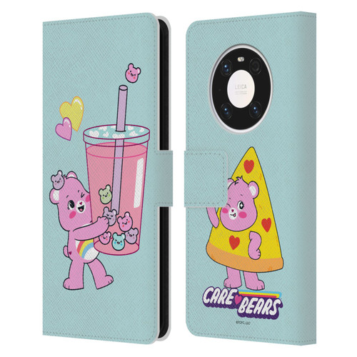Care Bears Sweet And Savory Cheer Drink Leather Book Wallet Case Cover For Huawei Mate 40 Pro 5G