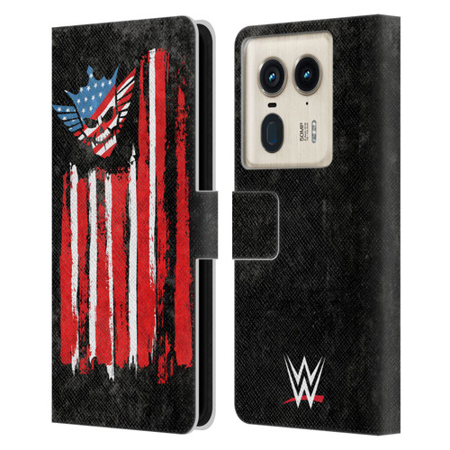 WWE Cody Rhodes American Nightmare Flag Leather Book Wallet Case Cover For Motorola Edge 50 Ultra/X50 Ultra