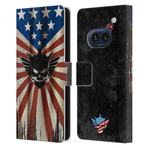 WWE Cody Rhodes Distressed Flag Leather Book Wallet Case Cover For Nothing Phone (2a)