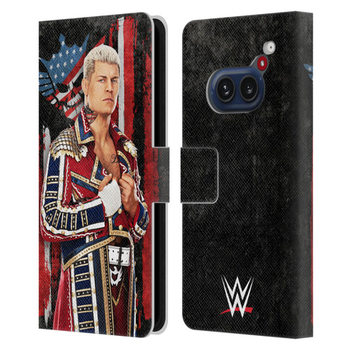 WWE Cody Rhodes Superstar Flag Leather Book Wallet Case Cover For Nothing Phone (2a)