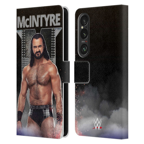 WWE Drew McIntyre LED Image Leather Book Wallet Case Cover For Sony Xperia 1 VI 5G