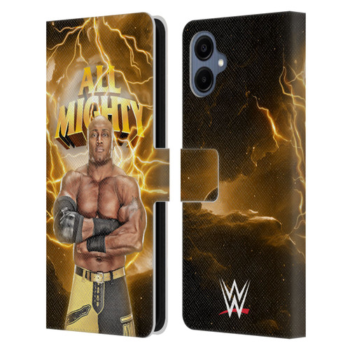 WWE Bobby Lashley Portrait Leather Book Wallet Case Cover For Samsung Galaxy A06 4G