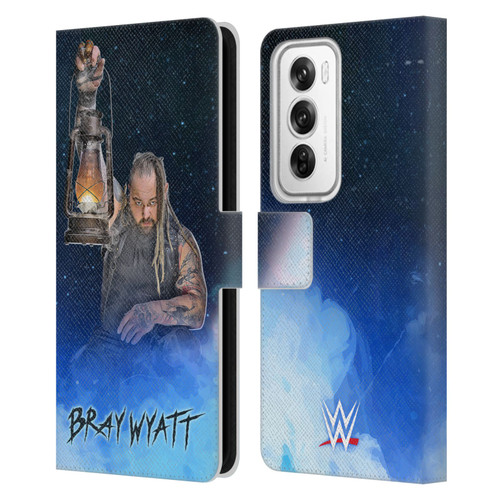 WWE Bray Wyatt Portrait Leather Book Wallet Case Cover For OPPO Reno12 Pro 5G