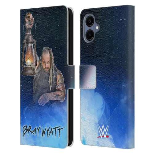 WWE Bray Wyatt Portrait Leather Book Wallet Case Cover For Samsung Galaxy A06 4G