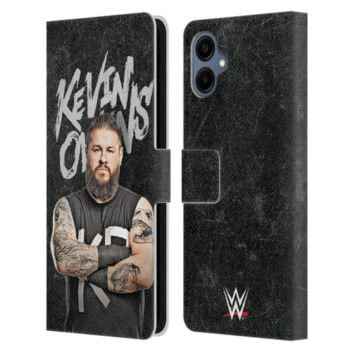 WWE Kevin Owens Portrait Leather Book Wallet Case Cover For Samsung Galaxy A06 4G