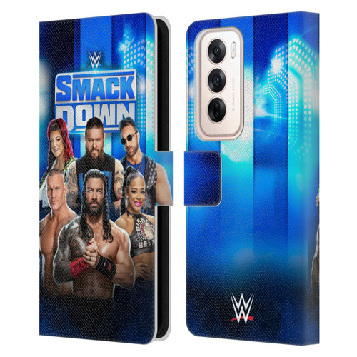 WWE Pay-Per-View Superstars 2024 Smackdown! Leather Book Wallet Case Cover For OPPO Reno12 5G