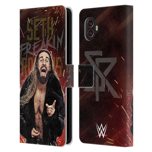WWE Seth Rollins LED Leather Book Wallet Case Cover For Samsung Galaxy Xcover6 Pro/Pro2