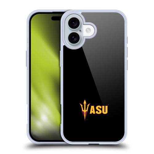 Arizona State University ASU Arizona State University Sun Devils Soft Gel Case for Apple iPhone 16