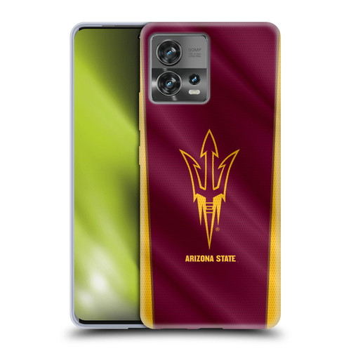 Arizona State University ASU Arizona State University Banner Soft Gel Case for Motorola Moto Edge 30 Fusion