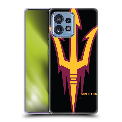 Arizona State University ASU Arizona State University Oversized Icon Soft Gel Case for Motorola Moto Edge 40 Pro/Plus 2023