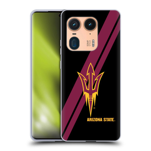 Arizona State University ASU Arizona State University Stripes Soft Gel Case for Motorola Edge 50 Ultra/X50 Ultra