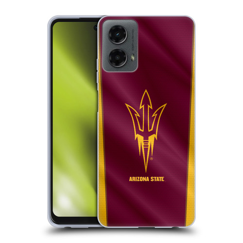 Arizona State University ASU Arizona State University Banner Soft Gel Case for Motorola Moto G (2024)