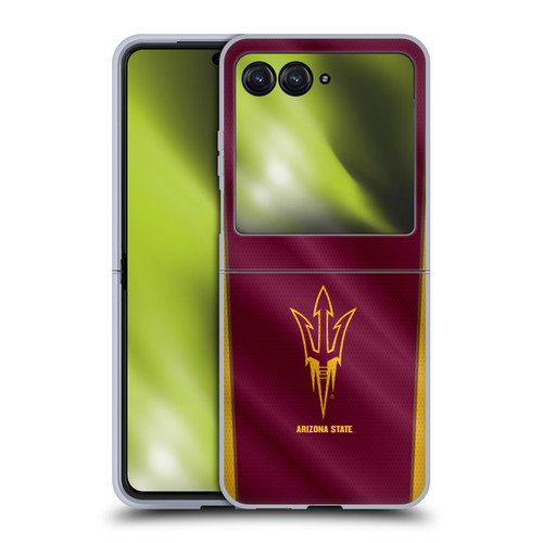 Arizona State University ASU Arizona State University Banner Soft Gel Case for Motorola Razr 40 Ultra / Razr+ 2023
