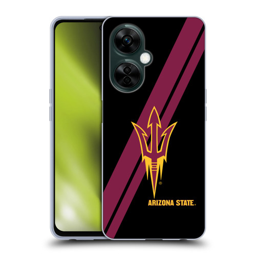 Arizona State University ASU Arizona State University Stripes Soft Gel Case for OnePlus Nord N30