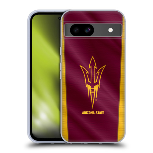 Arizona State University ASU Arizona State University Banner Soft Gel Case for Google Pixel 8a