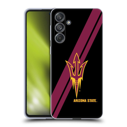 Arizona State University ASU Arizona State University Stripes Soft Gel Case for Samsung Galaxy M55 5G