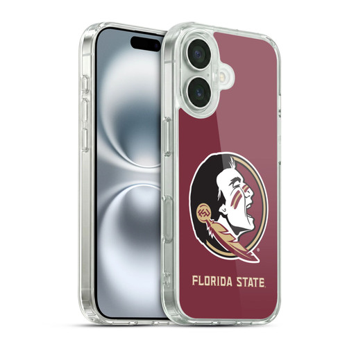 Florida State University FSU Florida State University Plain Soft Gel Case for Apple iPhone 16 & MagSafe