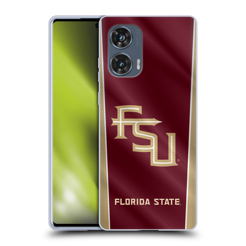 Florida State University FSU Florida State University Banner Soft Gel Case for Motorola Edge 50 Fusion