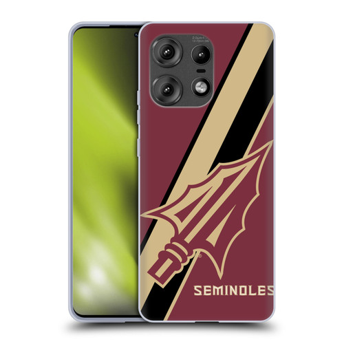 Florida State University FSU Florida State University Stripes Soft Gel Case for Motorola Edge 50 Pro