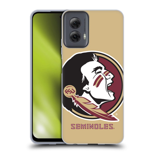 Florida State University FSU Florida State University Oversized Icon Soft Gel Case for Motorola Moto G Power (2024)
