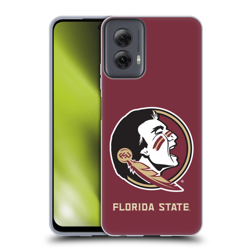 Florida State University FSU Florida State University Plain Soft Gel Case for Motorola Moto G Power (2024)