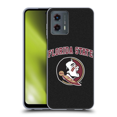 Florida State University FSU Florida State University Campus Logotype Soft Gel Case for Motorola Moto G (2023)
