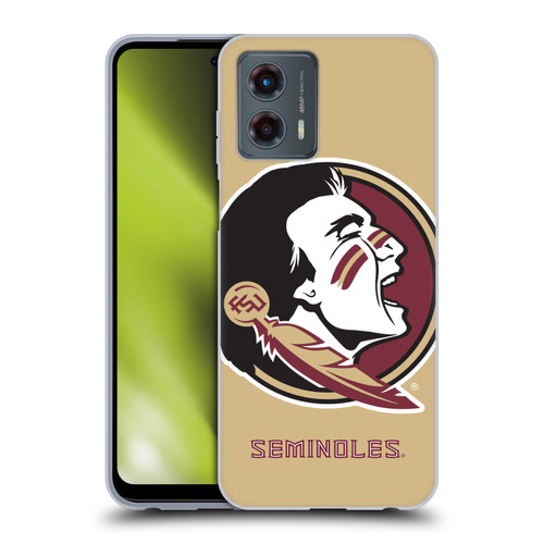 Florida State University FSU Florida State University Oversized Icon Soft Gel Case for Motorola Moto G (2023)