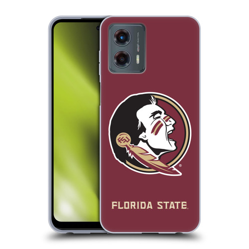 Florida State University FSU Florida State University Plain Soft Gel Case for Motorola Moto G (2023)