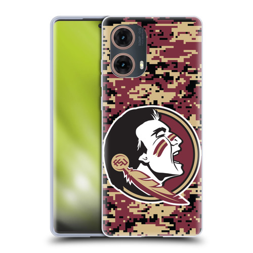 Florida State University FSU Florida State University Digital Camouflage Soft Gel Case for Motorola Moto G85