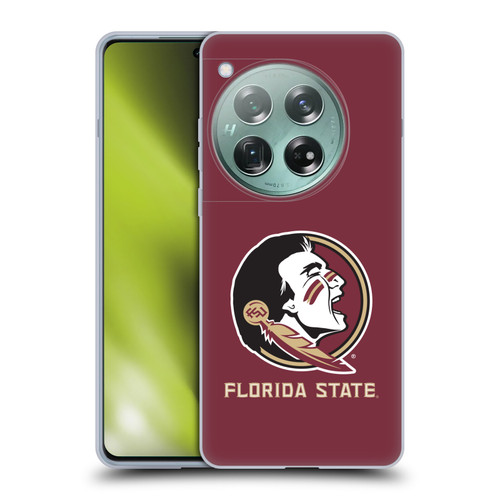 Florida State University FSU Florida State University Plain Soft Gel Case for OnePlus 12