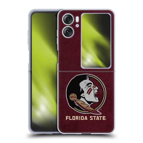 Florida State University FSU Florida State University Distressed Soft Gel Case for OPPO Find N2 Flip