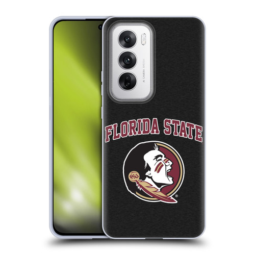 Florida State University FSU Florida State University Campus Logotype Soft Gel Case for OPPO Reno12 5G